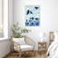 «Three Blue Birds» par Iniyan, reproduction d'art sur toile encadrée-332277056