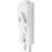 White Plastic Sliding Door Lock With Bushing