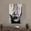 Art moderne sur toile femme abstraite: décoration murale élégante imprimée, toiles à cadre blanc 1P