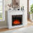 Fireplace mantel  (NOT INCLUDED FIREPLACE)