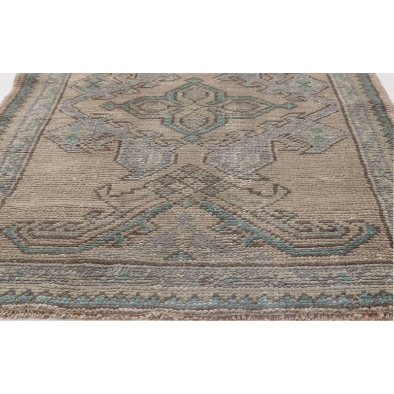 One-of-a-Kind Runner 2'4" X 7'8" Hand Knotted Area Rug