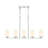 Verlana 35" 5-Light Linear Chandelier - Chrome-946027764