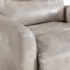 Fauteuil inclinable et pivotant en similicuir Sacson-540317554