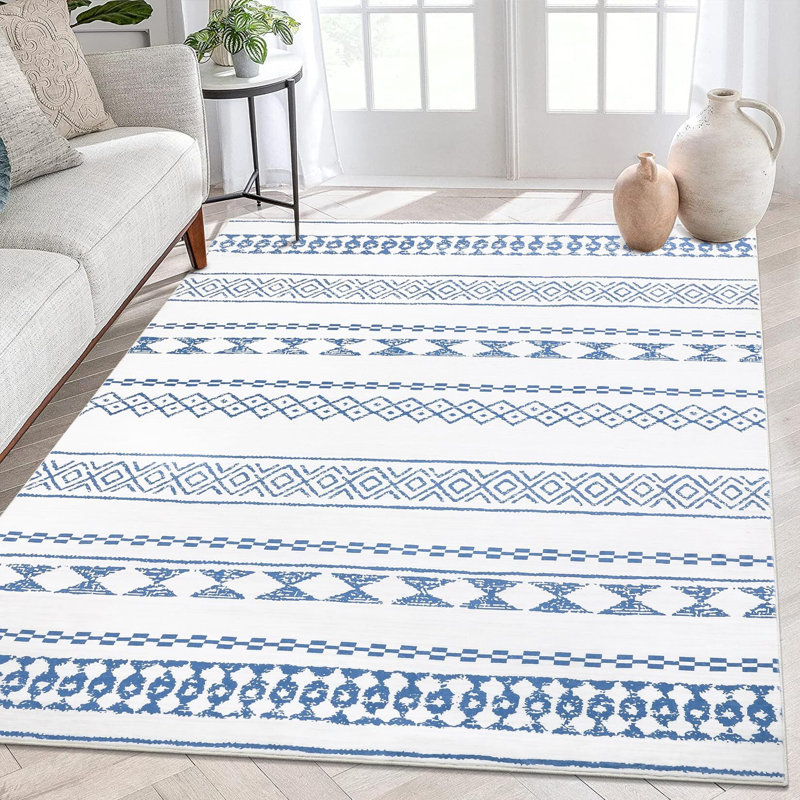 Tapis moderne géométrique 9X12