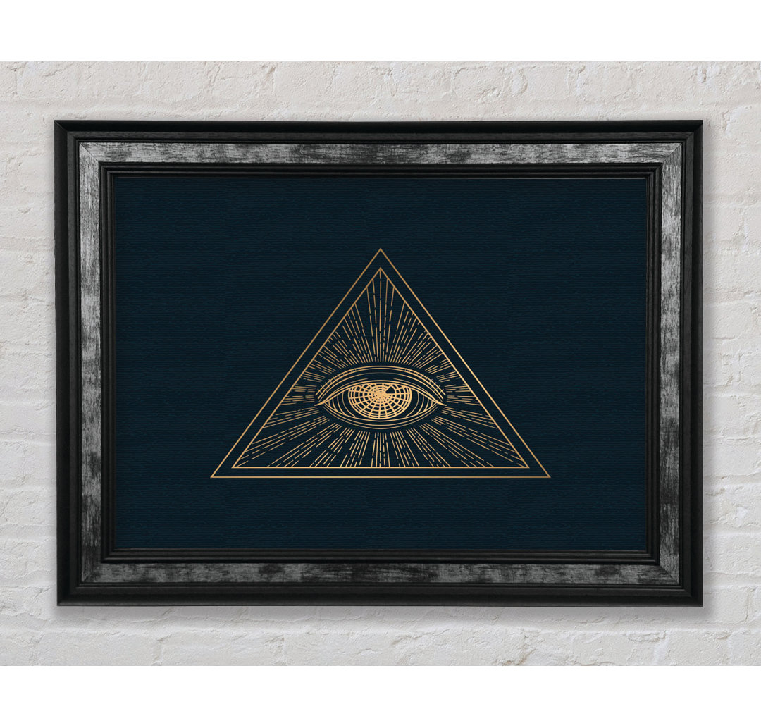 Leinwandbild The All Seeing Eye Triangle