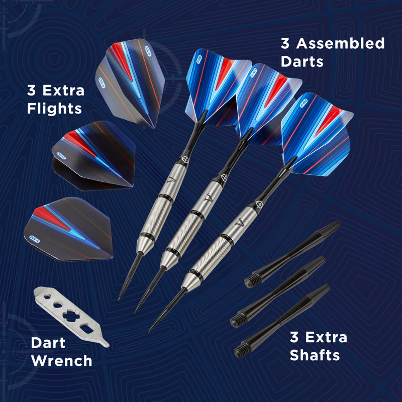 Viper Sidewinder 80% Tungsten Steel Tip Darts Set