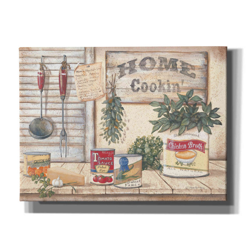 Mom's Kitchen I by Pam Britton - Wrapped Canvas Painting, 40" H x 54" W x 1.5" D