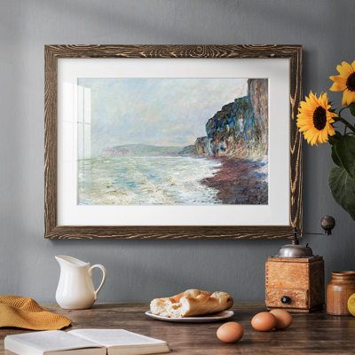 Les falaises, temps gris, 1882 - reproduction d'un seul cadre