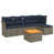 Coussin bleu marine / structure grise est en rupture de stock
