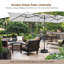 Camily Tilt Balcony Parasol