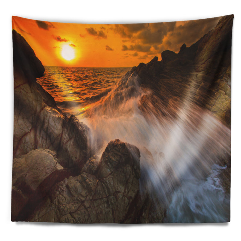 Tapisserie «Seascape Sunset», H 50 po x l 60 po