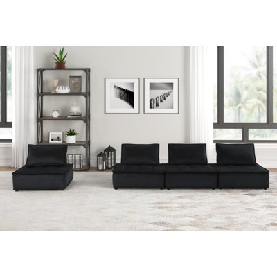 Canapé modulaire 4 pièces 120 po Modern