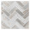 Carreau de vinyle rétro 12 po x 12 po 1,5 mm - pierre à chevrons