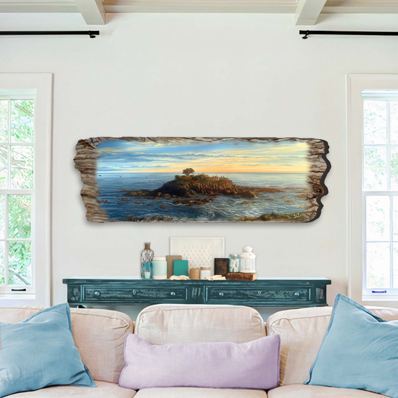 «Ocean View On Wood» par G. DeBrekht, reproduction