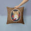 Coussin décoratif intérieur/extérieur corgi