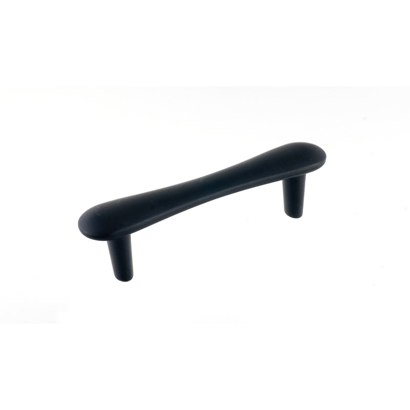 Polar 3" Center to Center Bar Pull, Black Matte