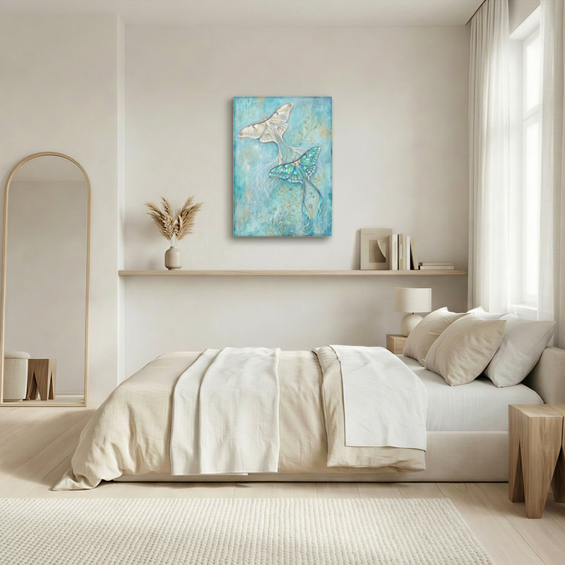Ensemble de 1 tableau sur toile papillon, 48"H x 32"W, Wrapped Canvas