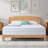 Medium Feeling Gel Memory Foam Mattress, Fibreglass Free, Breathable Knit Cover, Motion Isolation, Mattress in a Box-112549342-112549344