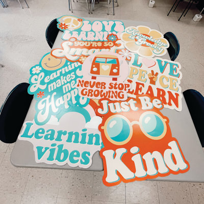 Fun Express Groovy Jumbo Sayings Cutouts