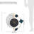 Dakwan Glass and Iron Wall Clock
