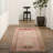 Romania Washable Performance Orange/Pink/Brown Rug-1819892005