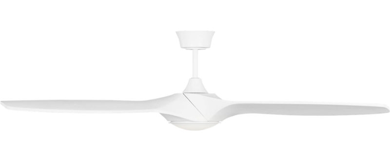 Selen Smart LED Ceiling Fan, Matte White, Matte White, 60" Wide
