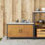  Kitchen Storage Cabinet With Shelf Rusty Weathering Steel
