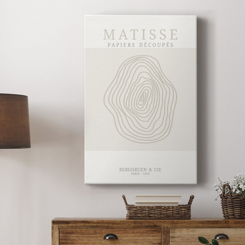 Matisse CD XXIV, reproduction d'art encadrée sur mesure, galerie Cavas, H 18 po x l 12 po
