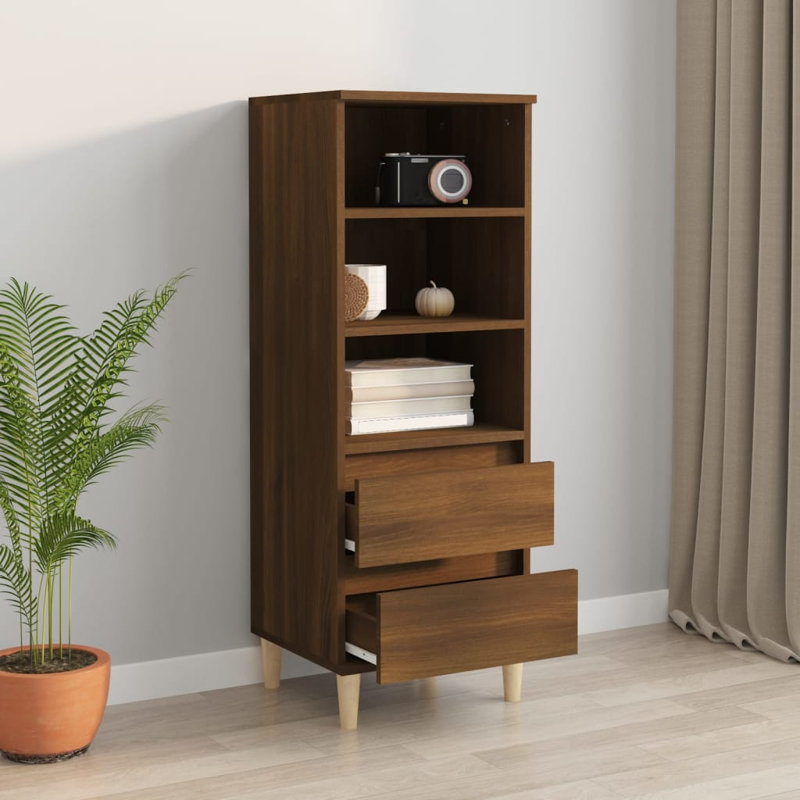 Kihana 40cm Sideboard, Brown/Oak