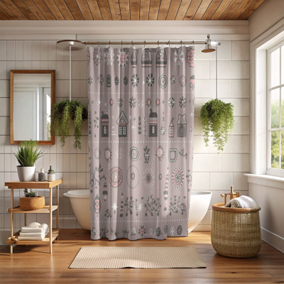 Rideau de douche Glacial Winter