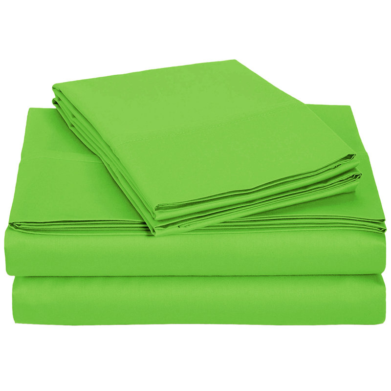 Billie-J Microfiber Sheet Set, Queen, Lime