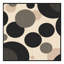 Tapis noir moelleux moelleux et moelleux à motif géométrique moderne-1843296768
