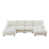 Chenille blanche