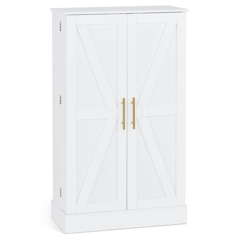 Multi-Functional Storage Cabinet with Adjustable Shelf