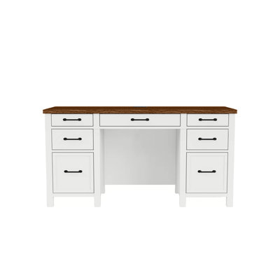 Angelinna Solid Wood Solid Wood Executive Desk
