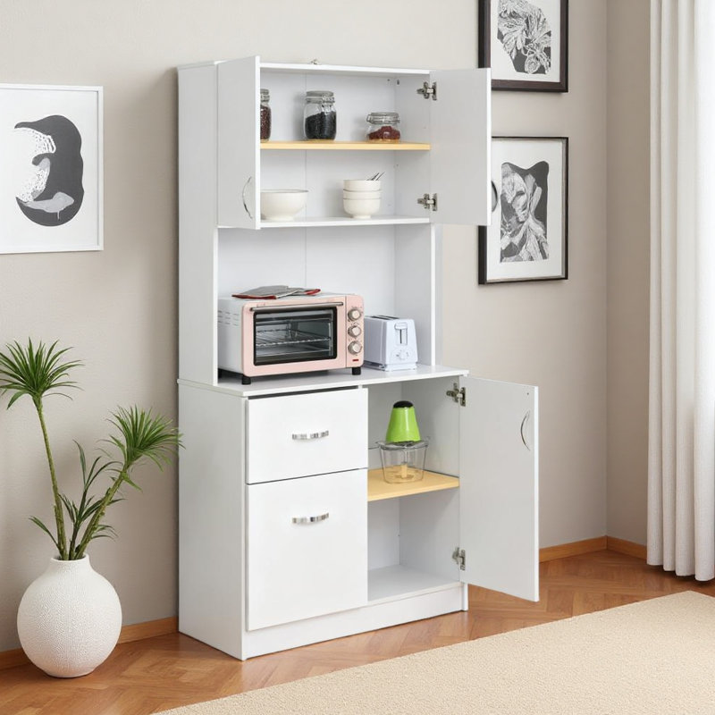 Two Door Cabinets Freestanding Kitchen Buffet