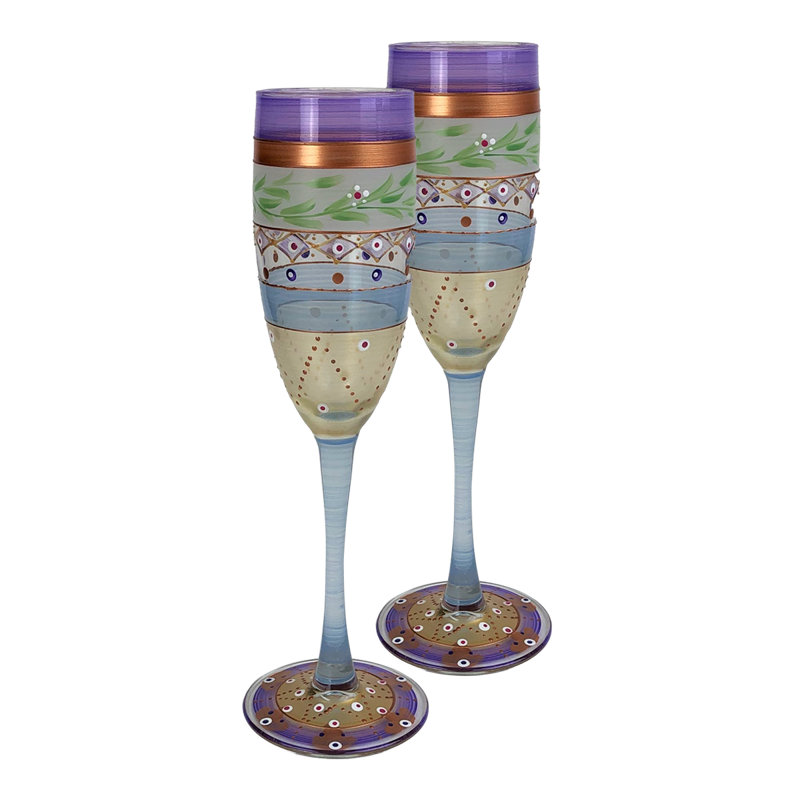 Flûte à champagne Mosaic Garland 8.5, Mauve