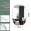 Miroir mural argenté-137262750-137262746
