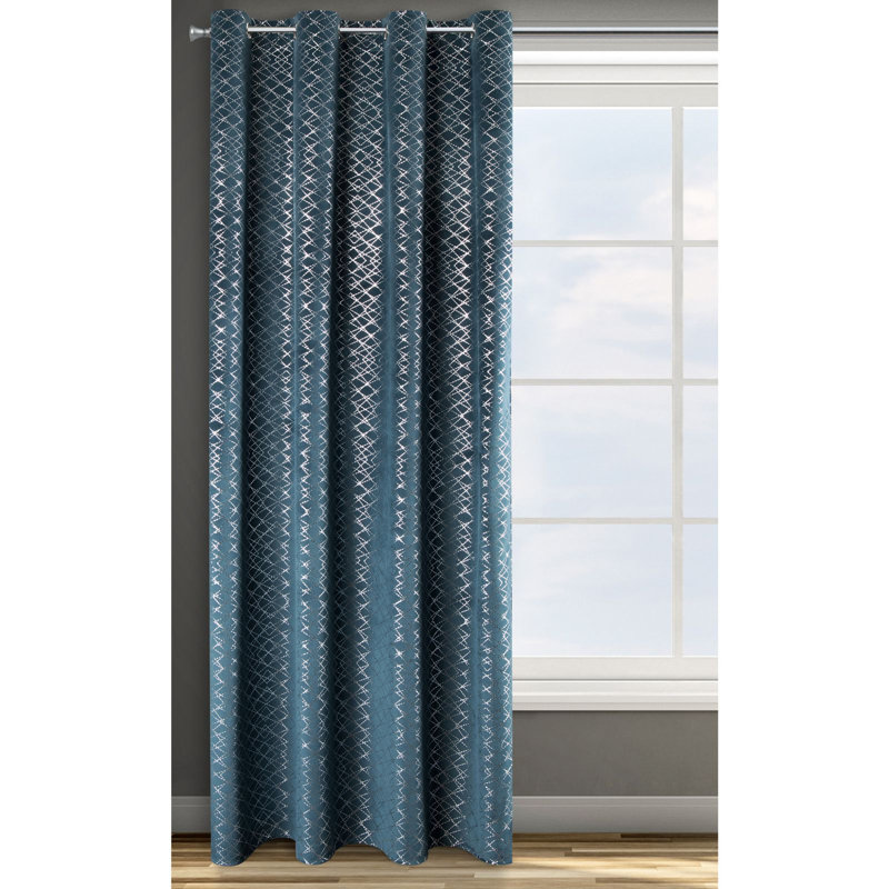Design 91 Blackout Curtain, Marine