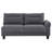 Grey Loose Back Sectional Sofa