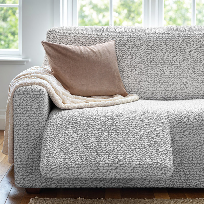 Housse extensible pour canapé inclinable - Facile à nettoyer et durable - Collection Comfort, H 35 po x l 85 po x P 40 po