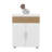 Moab Shoe Rack, Living Room, White/Macadamia
