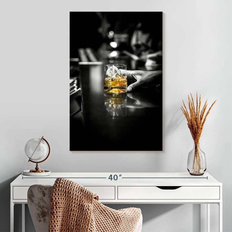 Bar à whisky Yarlin, H 30 po x l 20 po