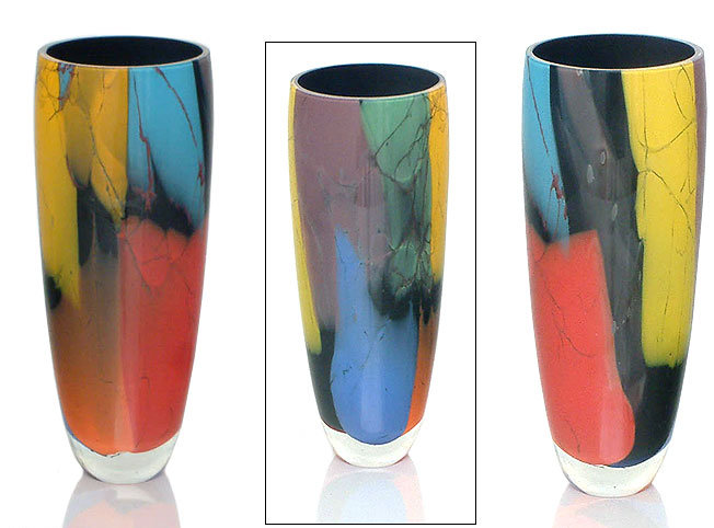 Croman Elegance - Vase en verre soufflé à la main