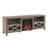 Farmhouse 70" TV Stand With Built-In Fireplace & Mesh Cabinet Doors For Tvs Up To 85"-734586343