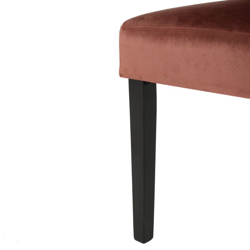Crittenden Tufted Side Chair, Blush Velvet