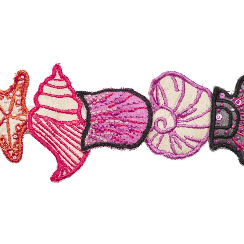 Schumacher x Johnson Hartig Sea Treasures Tape, Pink