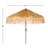Cutshall 108 " W Round Tilt Beach Umbrella with Crank Lift