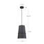 Luminaire suspendu conique à 1 lumière Castor-64113601