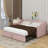 Twin Size Upholstered Daybed With Pop Up Trundle-1851477542